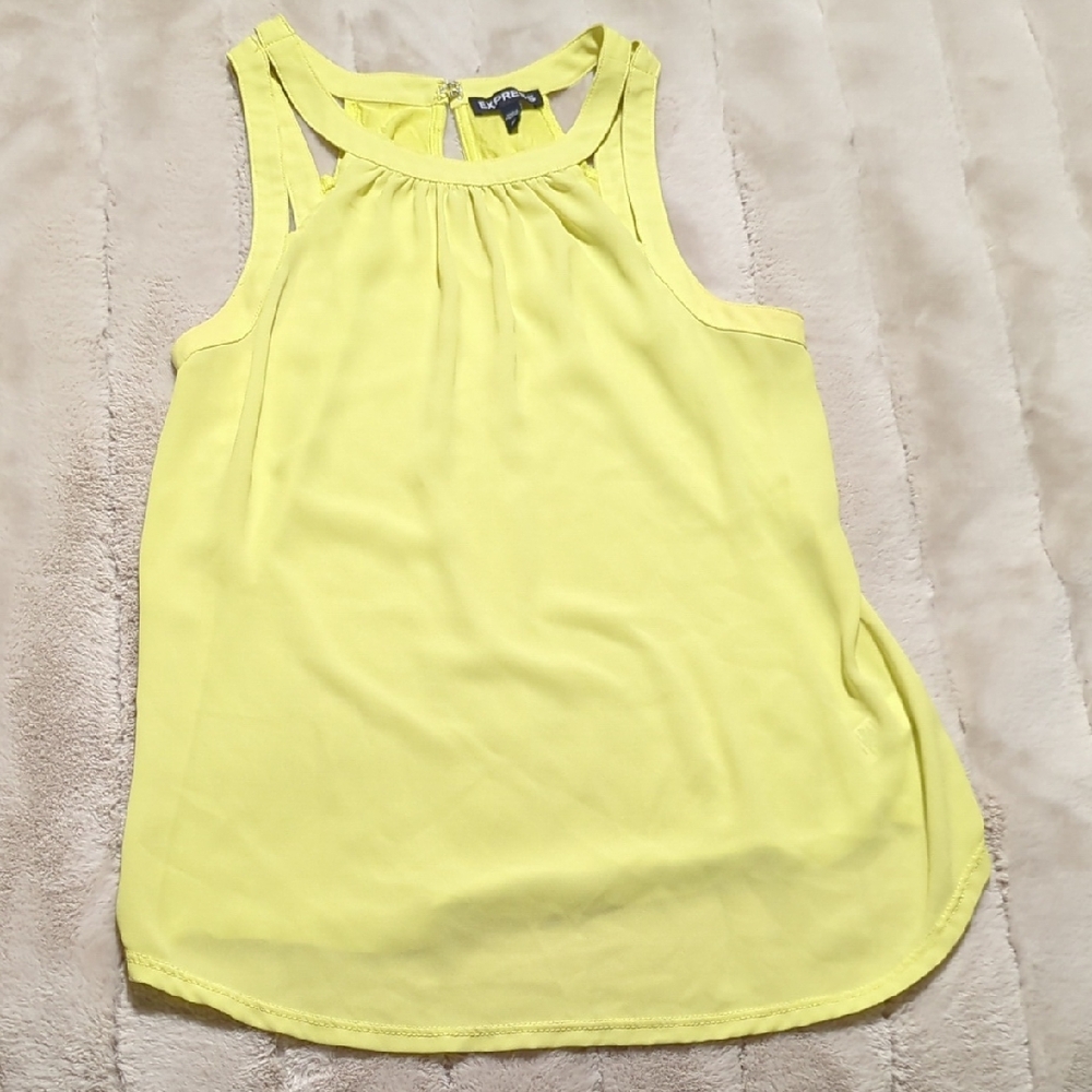 Express Lemon Sleeveless Blouse